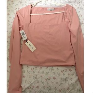 Aritzia Babaton Contour Squareneck Longsleeve Size L
